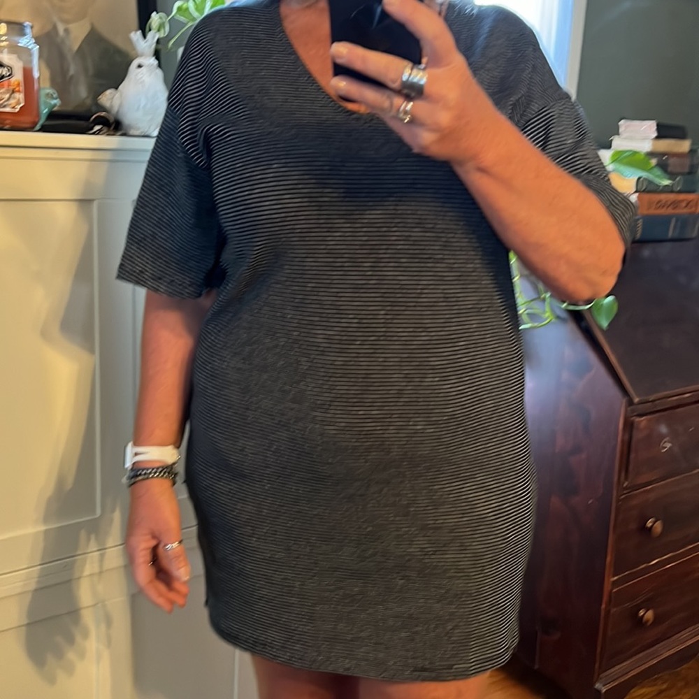 H & M Black Striped Dress - NWT